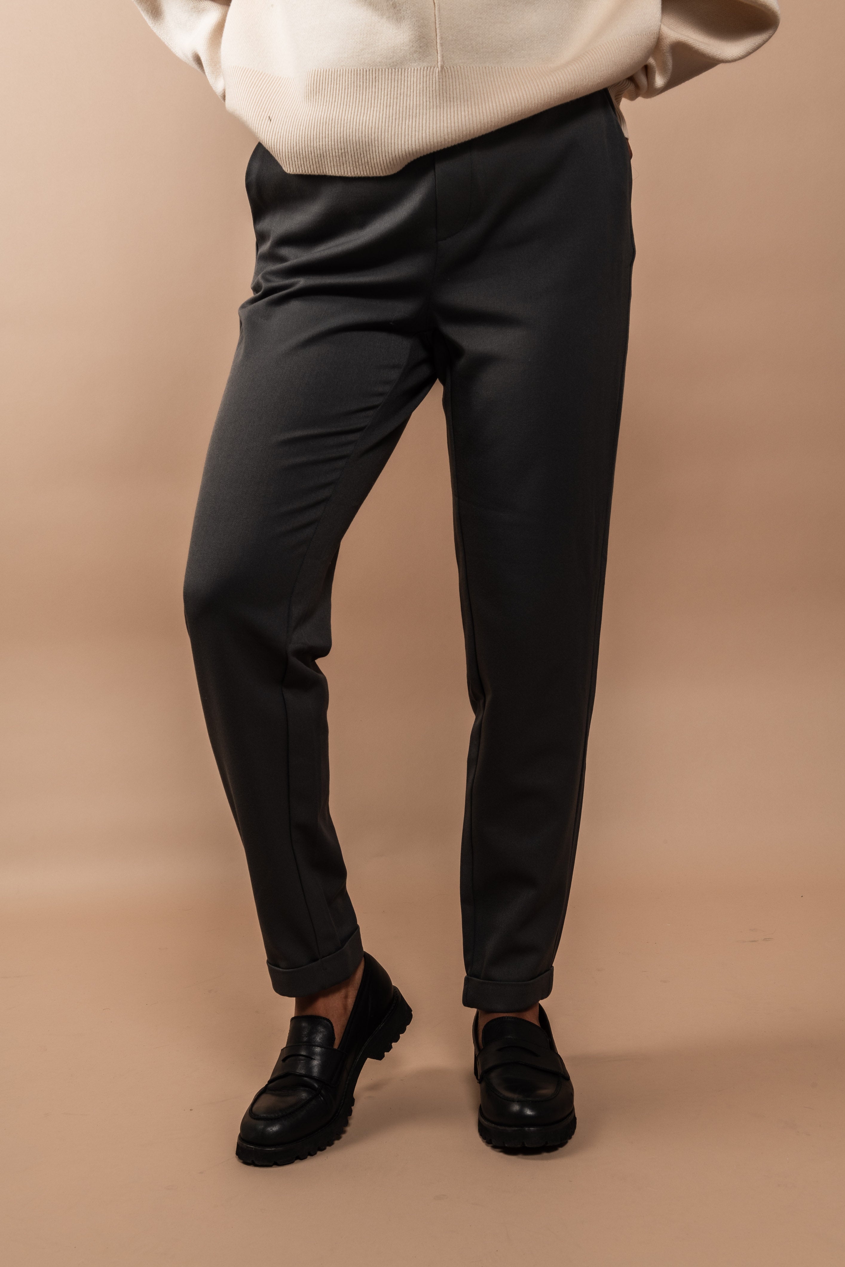 VMMAYA Pants - Grey Pinstripe